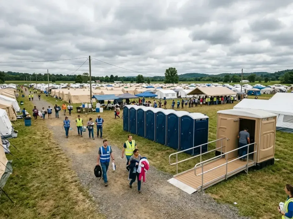 disaster-relief-camp-restrooms-010 — frequently asked questions, Dumpster & Portable Bathrooms Rental in The Hammocks, FL